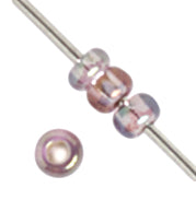 Czech Seed Beads 10/0 Silver Lined - Purple Shades
