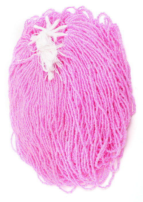 Czech Seed Beads 10/0 Color Lined Red/Pink Shades