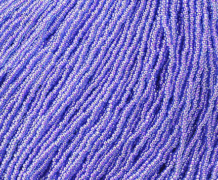 Czech Seed Beads 10/0 Color Lined Purple Shades