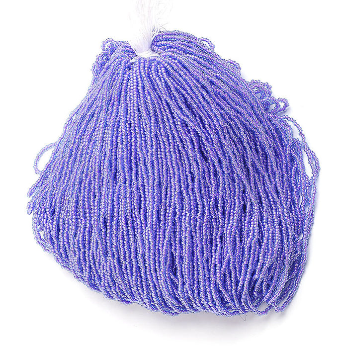 Czech Seed Beads 10/0 Color Lined Purple Shades