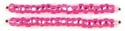 Czech Seed Beads 10/0 Silver Lined - Pink Shades