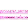 Czech Seed Beads 10/0 Silver Lined - Pink Shades