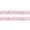 Czech Seed Beads 10/0 Silver Lined - Pink Shades