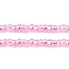 Czech Seed Beads 10/0 Silver Lined - Pink Shades