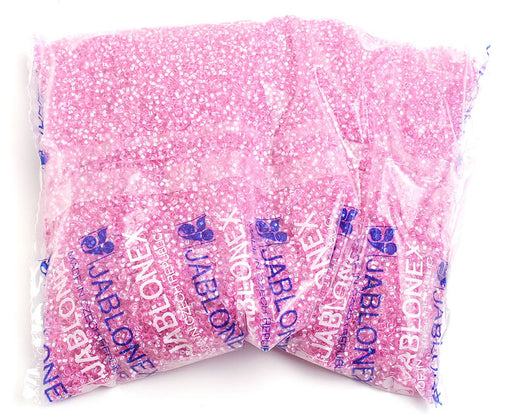 Czech Seed Beads 10/0 Silver Lined - Pink Shades