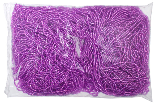 Czech Seed Beads 10/0 Silver Lined - Purple Shades