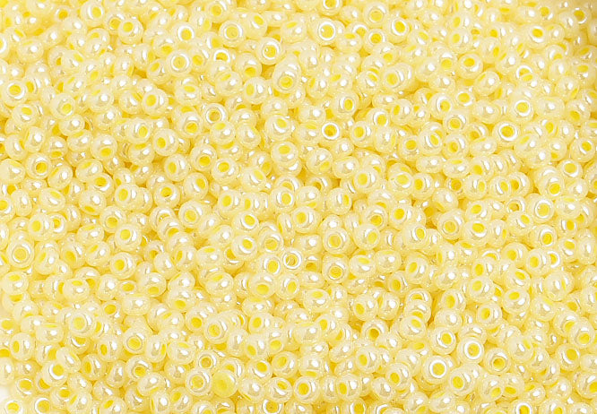Czech Seed Beads 10/0 Opaque -Yellow/Orange Shades