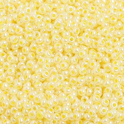Czech Seed Beads 10/0 Opaque -Yellow/Orange Shades