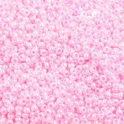 Czech Seed Beads 10/0 Opaque - Pink Shades