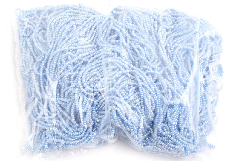 Czech Seed Beads 10/0 Opaque - Blue Shades