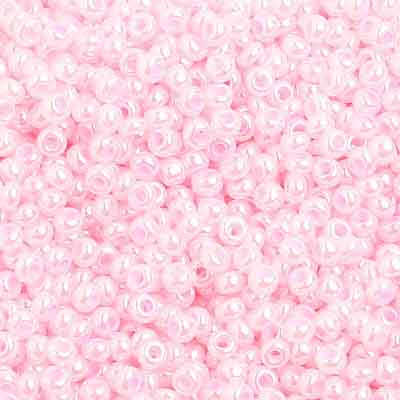 Czech Seed Beads 10/0 Opaque - Pink Shades