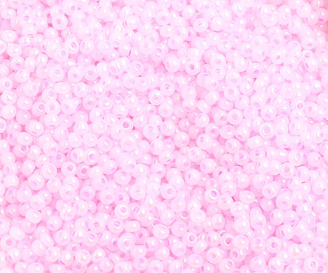 Czech Seed Beads 10/0 Opaque - Pink Shades