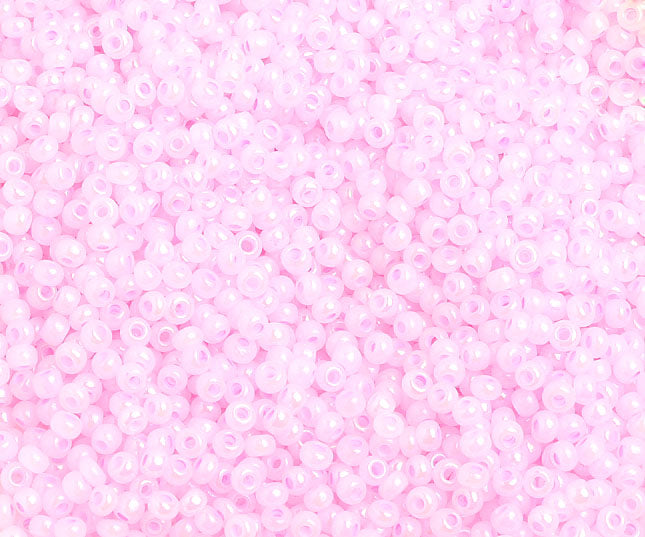 Czech Seed Beads 10/0 Opaque - Pink Shades