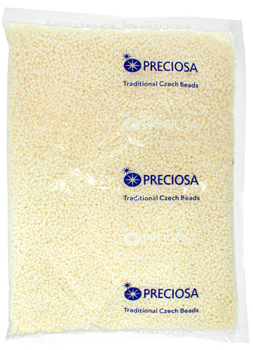 Czech Seed Beads 10/0 Opaque - White Shades