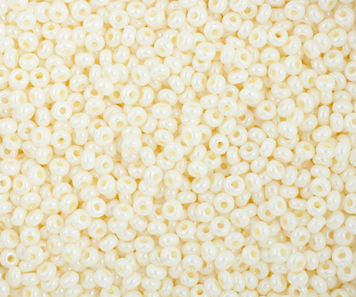 Czech Seed Beads 10/0 Opaque - White Shades