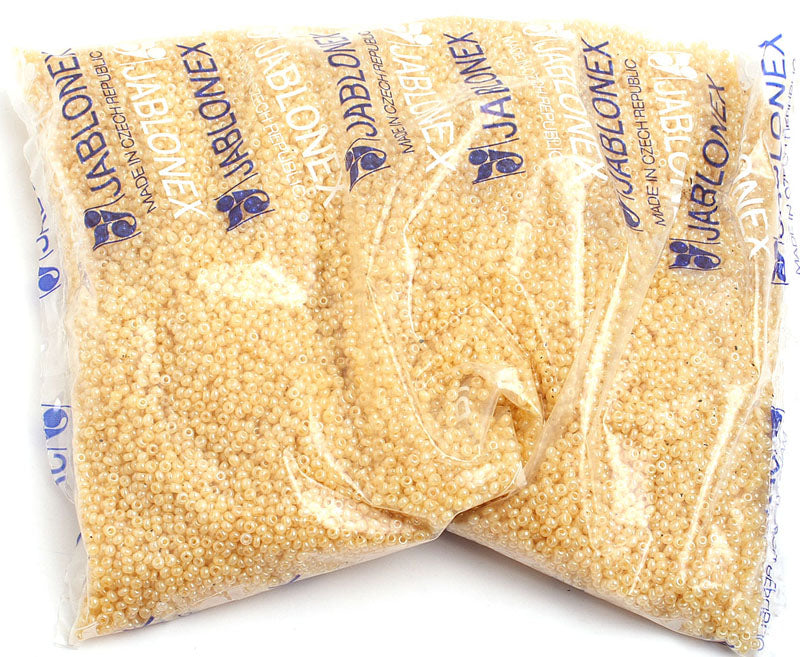 Czech Seed Beads 10/0 Opaque - White Shades