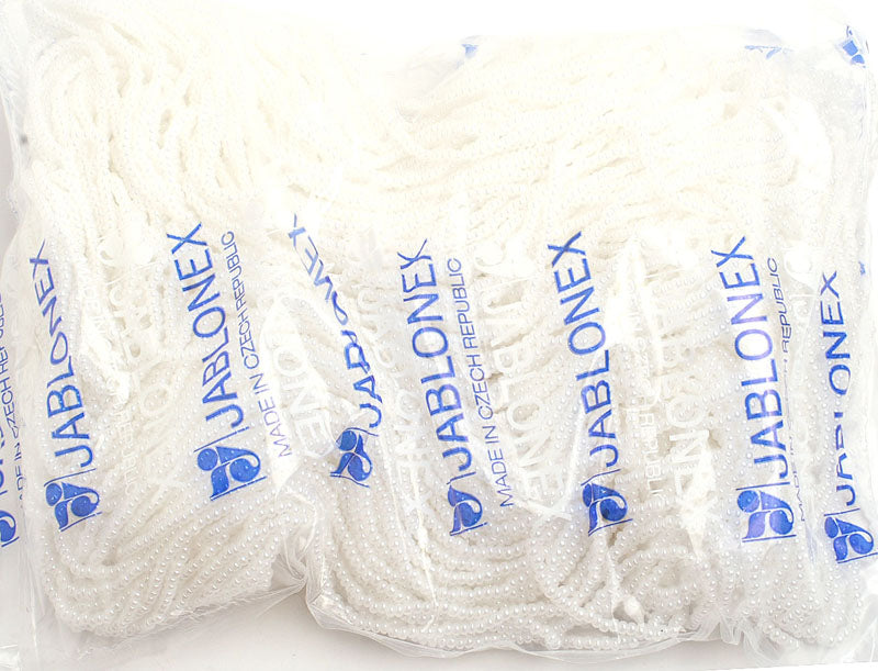 Czech Seed Beads 10/0 Opaque - White Shades