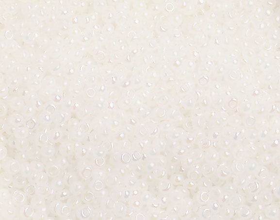 Czech Seed Beads 10/0 Opaque - White Shades