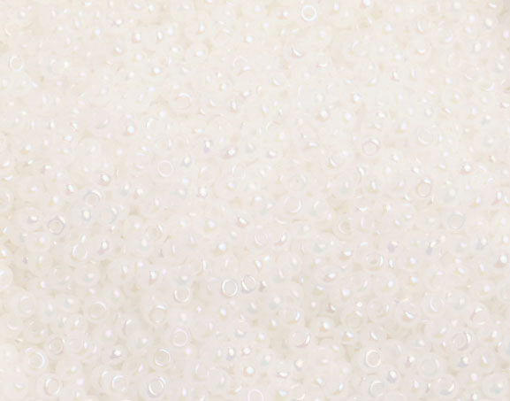 Czech Seed Beads 10/0 Opaque - White Shades