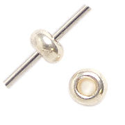 Czech Seed Beads 10/0 Metallic Silver Shades