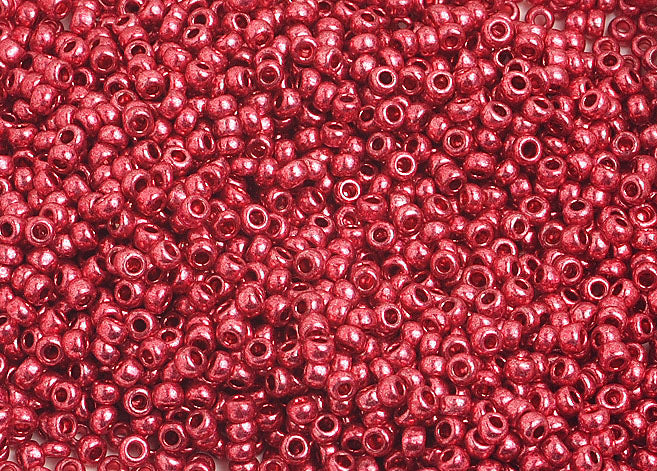Czech Seed Beads 10/0 Metallic Pink/Purple Shades