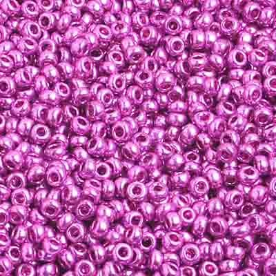Czech Seed Beads 10/0 Metallic Pink/Purple Shades