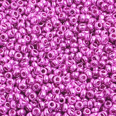 Czech Seed Beads 10/0 Metallic Pink/Purple Shades