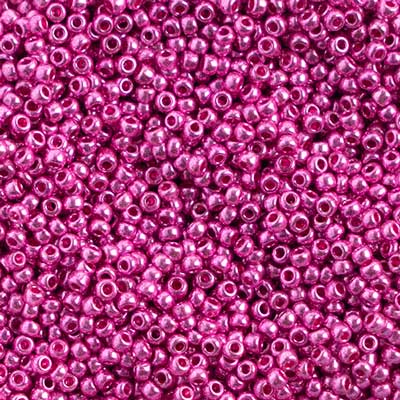 Czech Seed Beads 10/0 Metallic Pink/Purple Shades