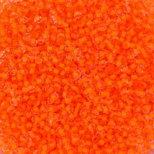 Czech Seed Beads 10/0 Color Lined Yellow/Orange Shades