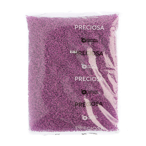 Czech Seed Beads 10/0 Color Lined Purple Shades