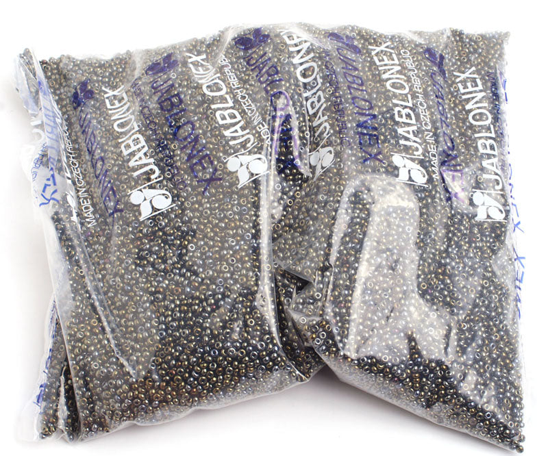 Czech Seed Beads 10/0 Opaque - Brown Shades