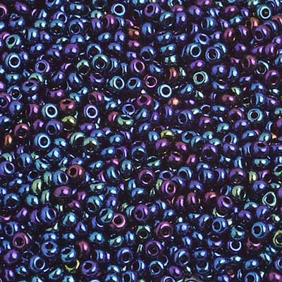 Czech Seed Beads 10/0 Opaque - Blue Shades