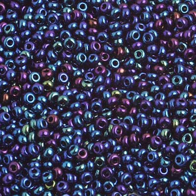 Czech Seed Beads 10/0 Opaque - Blue Shades