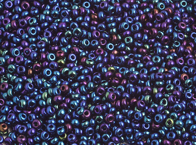 Czech Seed Beads 10/0 Opaque - Blue Shades