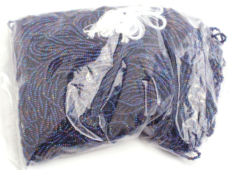 Czech Seed Beads 10/0 Opaque - Blue Shades