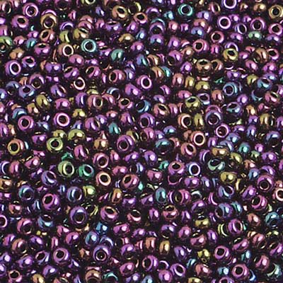 Czech Seed Beads 10/0 Opaque - Purple Shades