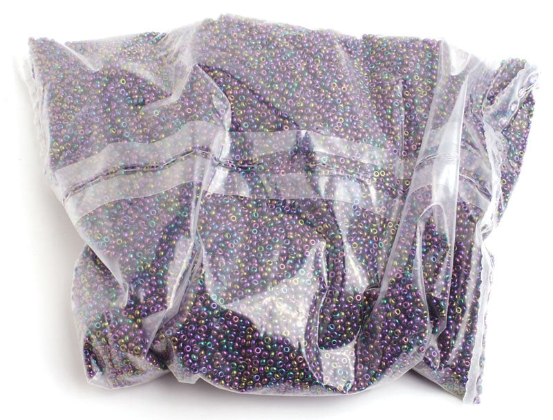 Czech Seed Beads 10/0 Opaque - Purple Shades
