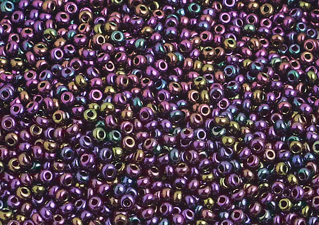 Czech Seed Beads 10/0 Opaque - Purple Shades