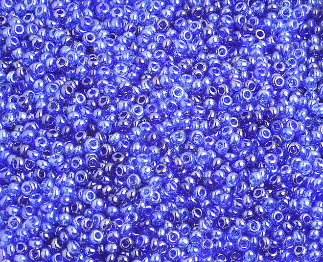 Czech Seed Beads 10/0 Transparent - Multi Shades