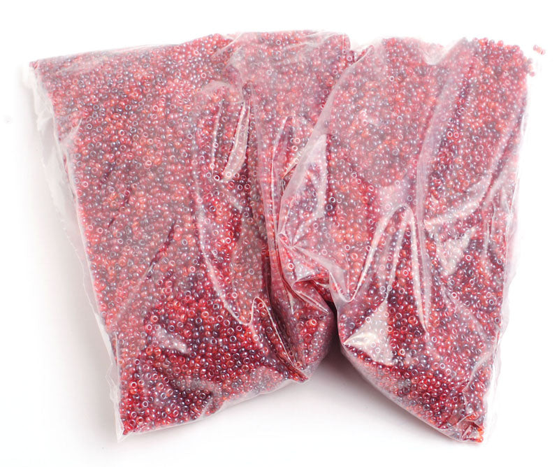 Czech Seed Beads 10/0 Transparent - Multi Shades