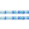 Czech Seed Beads 10/0 Silver Lined - Blue Shades
