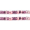 Czech Seed Beads 10/0 Silver Lined - Purple Shades