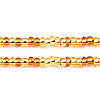 Czech Seed Beads 10/0 Silver Lined - Yellow/Brown Shades