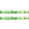 Czech Seed Beads 10/0 Transparent - Multi Shades