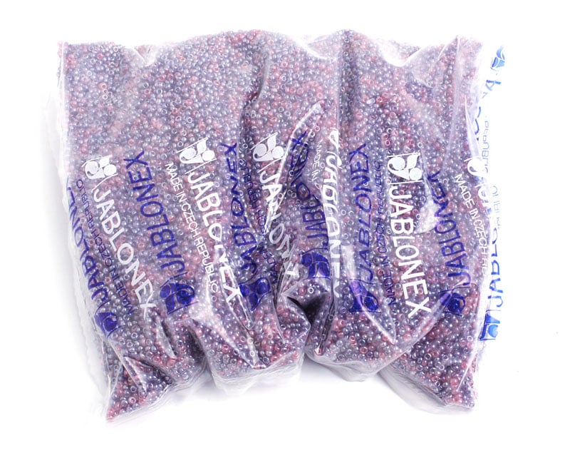 Czech Seed Beads 10/0 Transparent - Multi Shades