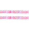 Czech Seed Beads 10/0 Transparent - Pink Shades