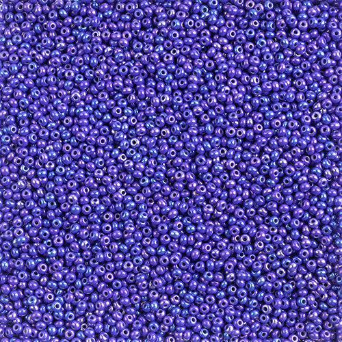 Czech Seed Beads 10/0 Opaque - Blue Shades