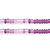 Czech Seed Beads 10/0 Transparent - Purple Shades