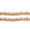 Czech Seed Beads 10/0 Metallic Gold/Copper Shades