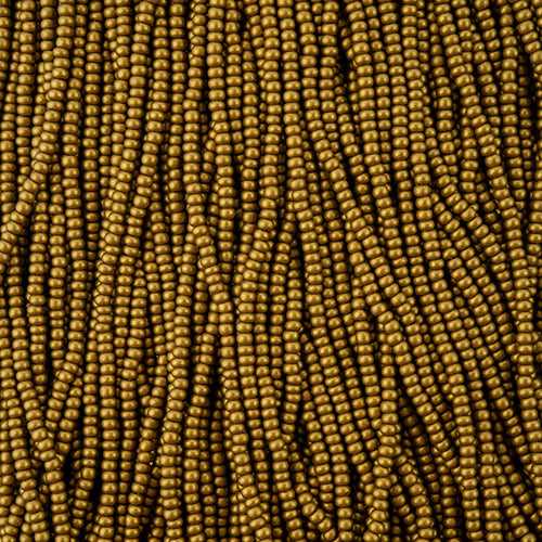 Czech Seed Beads 10/0 Metallic Gold/Copper Shades